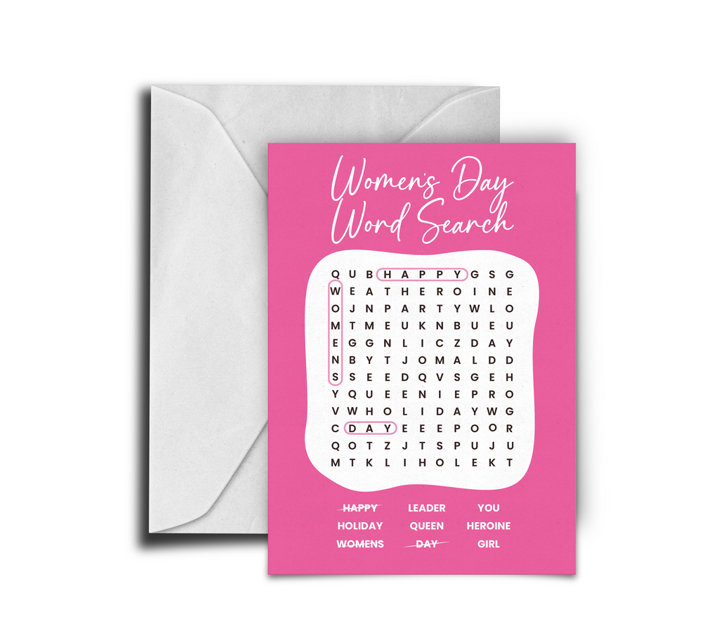 Women's Day Word Search