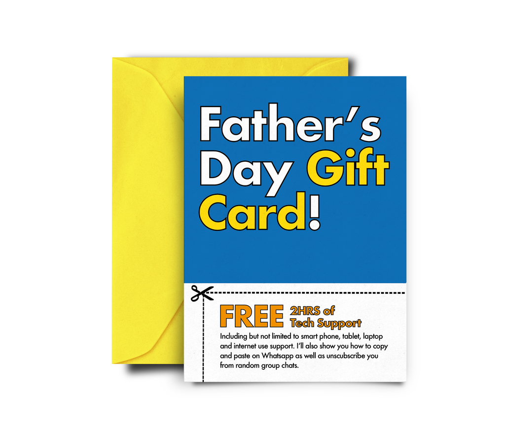 Gift Card(Dad) - Not Just Pulp