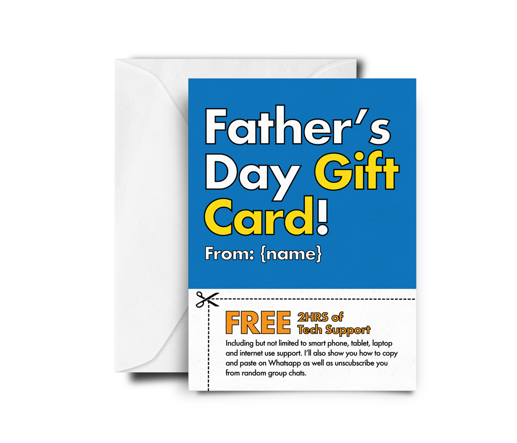 Gift Card (Father's Day) - Not Just Pulp