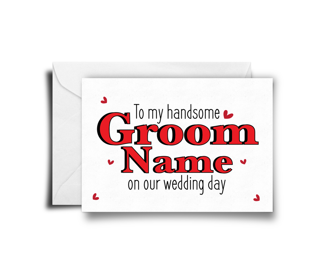 Wedding Note(For Groom) - Not Just Pulp